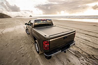 Roll-N-Lock A-Series Retractable Tonneau Covers BT224A Cover, Retractable, Hard Style, Aluminum, Black, Chevrolet, GMC, 6.5 ft. Truck Bed Length, Each thumbnail 2
