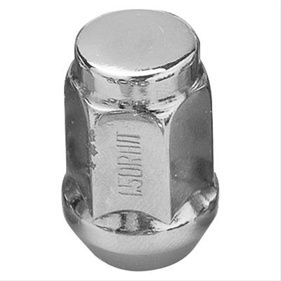 Rocket Racing Standard Lug Nuts C1702H Nuts, Conical Seat, Bulge, 7/16 in. x 20 RH in. Closed End, Chrome Plated, Each