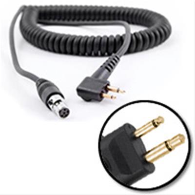 Rugged Radios Motorola 2-Pin Handheld Radio - Headset Coil Cord