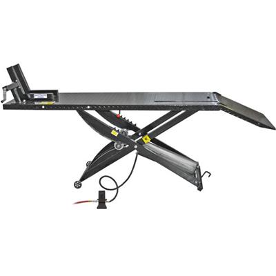Rage Powersports Black Widow BW-1000A Air-Operated Motorcycle Lift Table