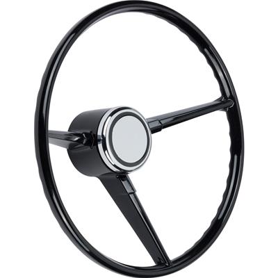 60-69 Chevy pickup steering wheel RED WHITE BLUE BOWTIE 13 1/2 CLASSIC
