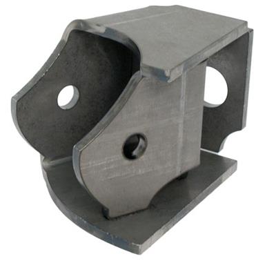 Artec Industries Inner Frame Brackets BR1018 Bracket, Lower Link Chassis Style, Driver Side Inner, 25 degree Offset, Steel, Natural, Each