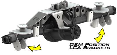 Artec Industries Triangulated 8.8 in. Axle Trusses TR8814 TJ Swap Kit with Truss - 2.63" / OEM Swap in an axle and eliminate the tracbar thumbnail 4