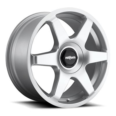 Rotiform Wheels R114188514+45 Rotiform R114 SIX Gloss Silver