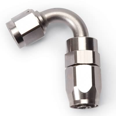 Russell Performance -10 AN Endura 120 Degree Full Flow Swivel Hose End (With 15/16in Radius)