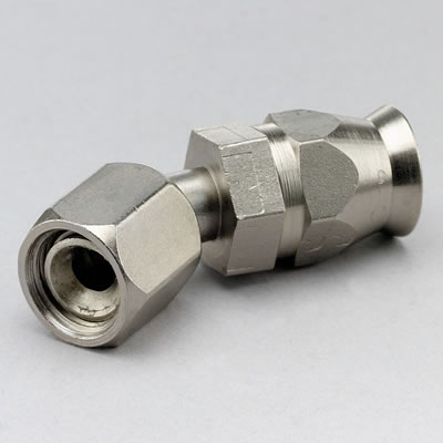 Russell Performance -6 AN Endura PowerFlex Power Steering 45 Degree Hose Ends