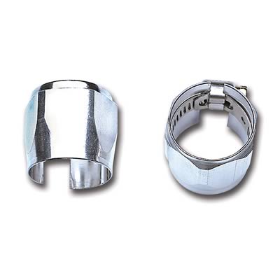 Russell Performance -8 AN Chrome Tube Seal Hose End For 3/8in Fuel Hose