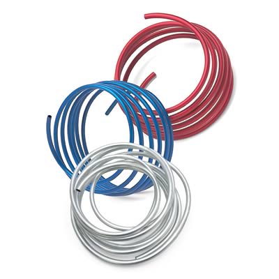 3/8 Aluminum Fuel Line, 25 Ft Roll - Silver Russell 639480