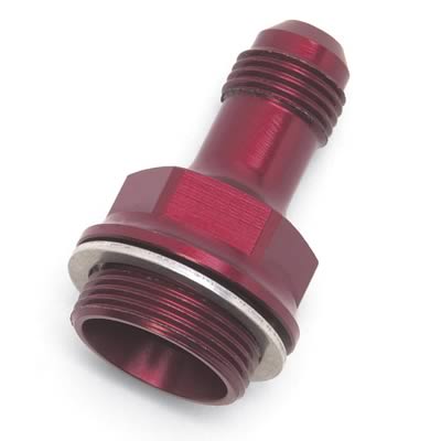 Russell Performance 7/8in -20 x -8 AN Male Flare Extended (2 pcs.) (Red/Blue) thumbnail 2
