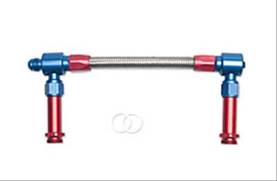 Russell Performance -6 AN to 3/8in Female NPT ProFlex Demon Carb Dual Inlet Carb Kit (Endura)