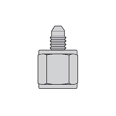 Russell Performance -8 AN Female to -6 AN to Male B-Nut Reducer (Endura) thumbnail 2