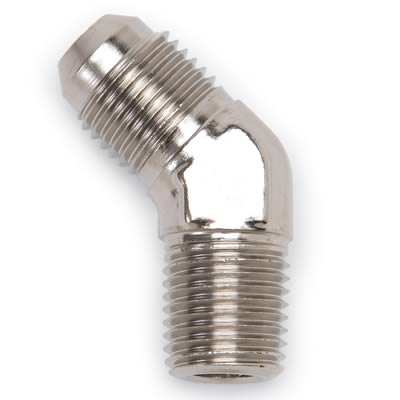 Russell Performance -6 AN to 1/8in NPT 45 Degree Flare to Pipe Adapter thumbnail 2