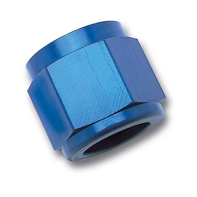Russell Performance -6 AN Tube Nuts 3/8in dia. (Blue) (25 pcs.)