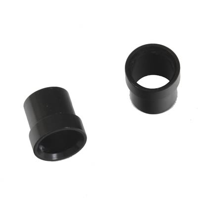 Russell Performance -6 AN Tube Sleeve 3/8in dia. (Black) (2 pcs.)