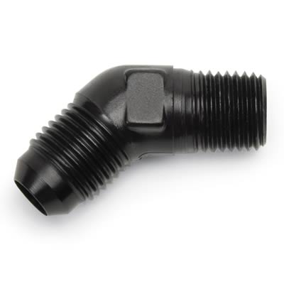 Russell Performance -6 AN to 1/4in NPT 45 Degree Flare to Pipe Adapter thumbnail 2