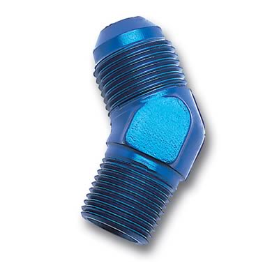 Russell Performance -12 AN to 3/4in NPT 45 Degree Flare to Pipe Adapter thumbnail 2