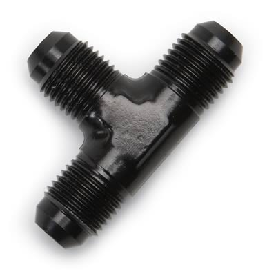 Russell Performance -4 AN Flare Tee Fitting (Black) thumbnail 2
