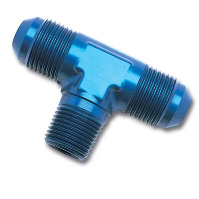 Russell Performance -3 AN to 1/8in NPT Flare to Pipe Tee Fitting thumbnail 2