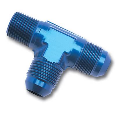 Russell Performance -6 AN to 1/4in NPT Flare to Pipe Tee On Run Fitting thumbnail 2