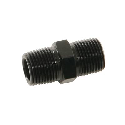 Russell Performance 3/8in Male Pipe Nipple (Black) thumbnail 2