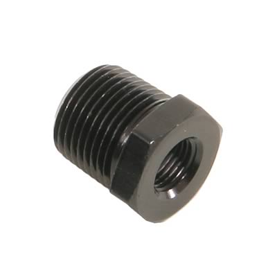 Russell Performance 3/8in Male to 1/8in Female Pipe Bushing Reducer (Black) thumbnail 3
