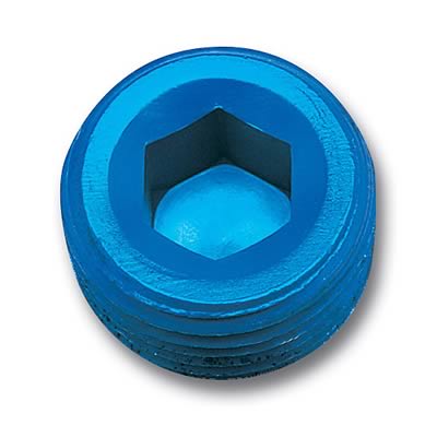 Russell Performance 3/4in Allen Socket Pipe Plug (Blue) thumbnail 2