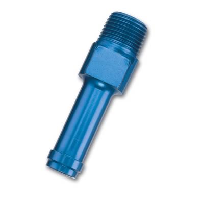 Russell Blue 10 AN Male to 3/8 NPT Straight Aluminum Fitting 