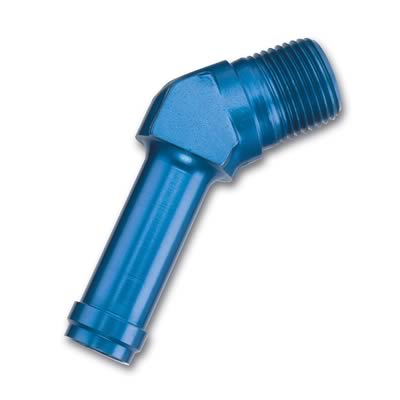 Russell Performance -6 AN 45 Degree 1/4in Pipe to 3/8in Tube Adapter thumbnail 2
