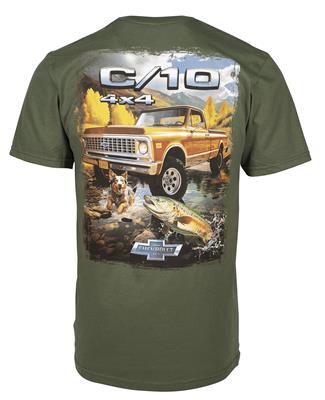 Summit Gifts DC454-XL Chevrolet C/10 4x4 Truck T-Shirt | Summit Racing