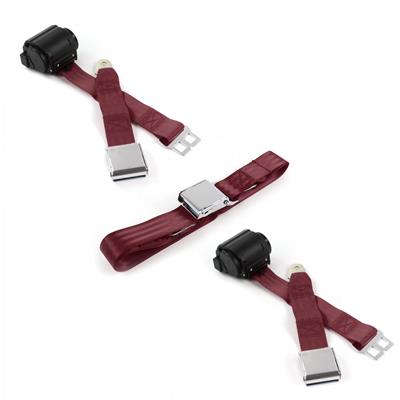 SafeTBoy 2-Point Retractable Airplane Buckle Lap Belts