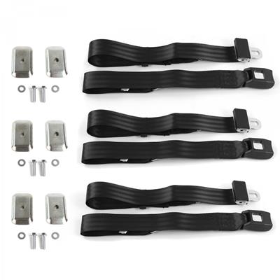 SafeTBoy STBD1429 SafeTBoy 2-Point Push Button Buckle Lap