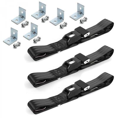 SafeTBoy STBD145B SafeTBoy 2-Point Push Button Buckle Lap
