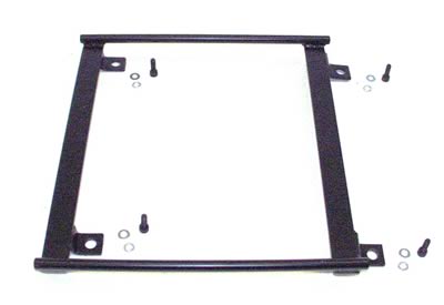 Procar Seat Adapter Brackets 81185 Brackets, Passenger Side, Steel, Black, Chevy, Pontiac, OEM Bench, Each