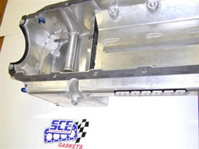 SCE AccuSeal E Oil Pan Gaskets 113094 O il Gasket, Big Block Chevy, Notched Rails, Each