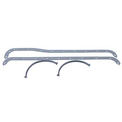 SCE AccuSeal E Oil Pan Gaskets 135090 Gasket, Multi-Piece, Nitrile, Butadiene, Ford, Lincoln, Mercury, 7.0/7.5L, 429/460, Each