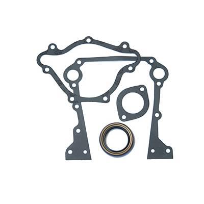 SCE AccuSeal E Timing Cover Gaskets 16903 Gasket, Cover, Fiber, with Seal, Chrysler, Dodge, Plymouth, Small Block, Kit