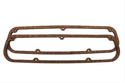 SCE AccuSeal E Valve Cover Gaskets 169076 Gaskets, E, Cork/Rubber, Chrysler, Dodge, Plymouth, Mopar Small Block LA, Pair