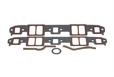 SCE AccuSeal Pro Intake Gaskets 211102-10 Manifold Gaskets, Pro, Composite, Rectangular Port, Designed To Fit Medium Port Cylinder Heads, Chevrolet, Small Block, Set of 20