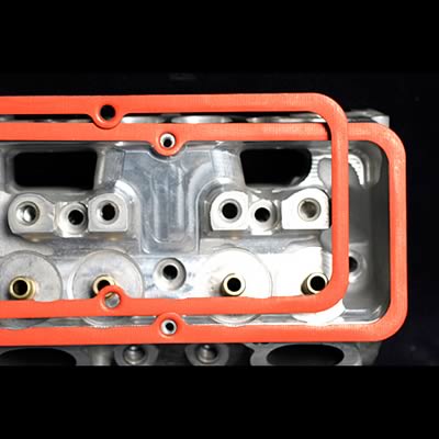 SCE AccuSeal Pro Valve Cover Gaskets 211178 Gaskets, Pro, Steel Core Laminate, Designed for 12 and 18 degree Heads, Chevrolet, 302, 327, 350, 400, Pair