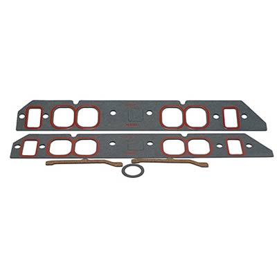 SCE AccuSeal Pro Intake Gaskets 213101 Gaskets, Intake, Pro, Fiber Laminate, 2 in. x 1.75 in. Port, .062 in. Thick, Chevy, Big Block, Oval
