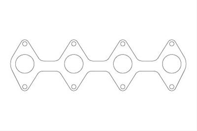 SCE AccuSeal Pro Exhaust Gaskets 246182 Gaskets, Pro, Graphite/Steel, Round Port, Ford, 3-Valve, 4.6L, 5.4L, Pair thumbnail 2