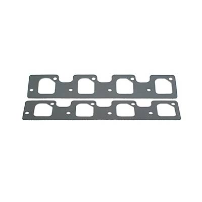 SCE AccuSeal Pro Exhaust Gaskets 252180 Header and Manifold Gaskets, Pro, Graphite/Steel, 4-barrel Port, 4-barrel Heads Only, Ford, Mercury, 351C, Pair