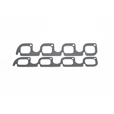 SCE AccuSeal Pro Exhaust Gaskets 252181 Header and Manifold Gaskets, Pro, Graphite/Steel, Square Port, for Ford SVO M6049 C3 Heads, Ford, 302/351W, Pair