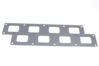 SCE AccuSeal Pro Exhaust Gaskets 283081 Header and Manifold Gaskets, Pro, Graphite/Steel, Rectangular Port, Arias, Fontana, and MBR, V8, Pair