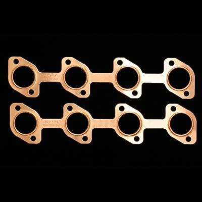 SCE Pro Copper Embossed Exhaust Gaskets 4046 Gaskets, Header, Copper, Ford, Modular V8, Pair thumbnail 2