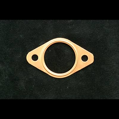 SCE Pro Copper Embossed Exhaust Flange Gaskets 4175 Gasket, 2-Bolt Flange, Copper, 1.75 I.D., Each thumbnail 2