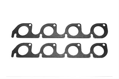 SCE Graph-Form Premium Header Gaskets 452183 and Exhaust Manifold Gaskets, Premium, High-density/Hi-temp Graphite, Square Port, Ford, 289/302/351W, Pair