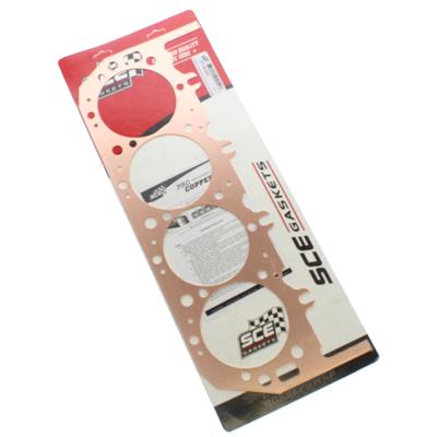 SCE Gaskets T136262 Cylinder Head Gasket, Titan, 4.630 in Bore, 0.062 in Compression Thickness, Copper, Bit Block Chevy, Each : SCE Gaskets T136262 Cylinder Head Gasket, Titan, 4.630
