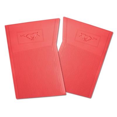Scott Drake C5ZZ-6513086-RD Scott Drake Rubber Pony Floor Mats