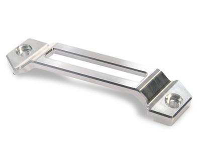 Scott Drake Battery Hold-Down Clamps B-10718-BL Clamp, Bolt-down, Billet Aluminum, Natural, Ford, Mercury, Each
